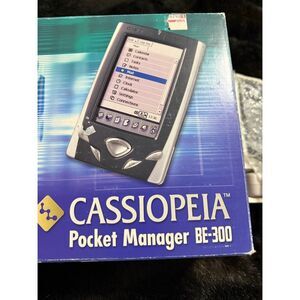 Casio Cassiopeia BE-300 PDA With Box Chargers CD Etc Open Box